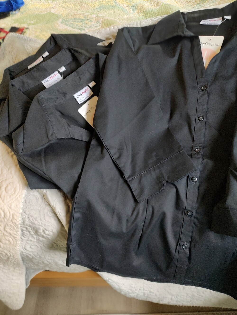 BNNU Set Of 4 Chef Works Blouses